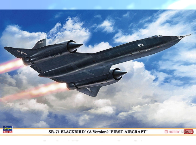 Сборная модель LOCKHEED MARTIN Sr-71 Blackbird A Version First Aircraft Airplane 1968