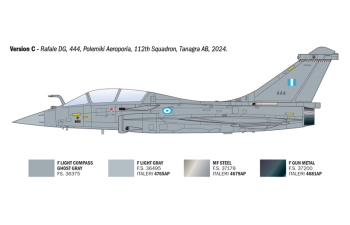 Сборная модель DASSAULT AVIATION Rafale B Military Airplane Marine Nationale (1999)