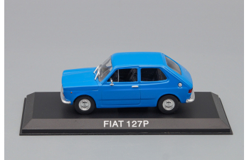 FIAT 127P, Legendarni automobily minule ery 109, blue