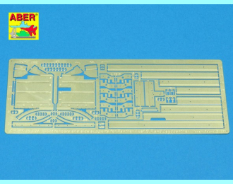 Фототравление Front fenders and side supports for Panther Ausf.G/F