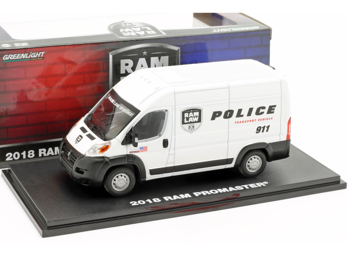 RAM ProMaster 2500 Cargo High Roof "Ram Law Enforcement Police Transport Vehicle" 2018