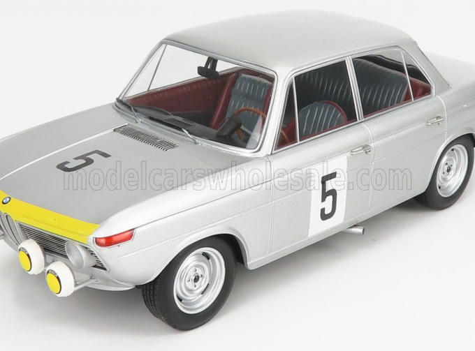 BMW 1800 Tisa N 5 24h Spa 1965 H.mairesse - H.hahne, Silver Yellow