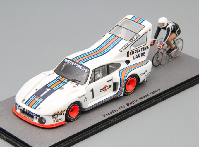 PORSCHE 935 Bicycle Speed Record, white