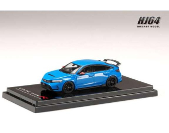 HONDA Civic Type R (FL5), Racing Black Package/Genuine Optional Parts with tailgate spoiler, racing blue pearl