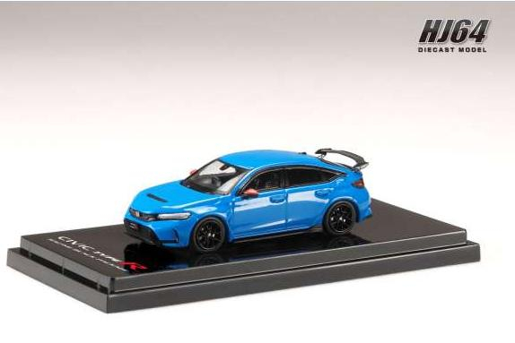 HONDA Civic Type R (FL5), Racing Black Package/Genuine Optional Parts with tailgate spoiler, racing blue pearl
