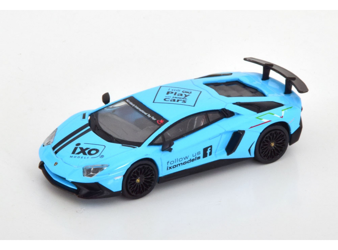 LAMBORGHINI Aventador toy fair Nuernberg (2024), lightblue