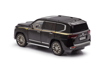 TOYOTA Land Cruiser 300 (2021), черный ( с работающим светом)