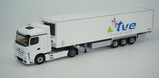 MERCEDES-BENZ ACTROS 2 Streamspace c полуприцепом-рефрижератором "TVE LOGISTIQUE" 2018