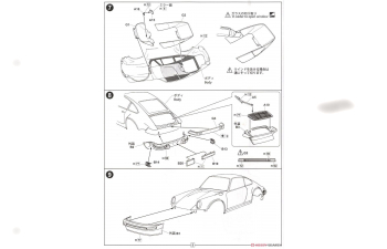 Сборная модель Porsche 911 Turbo