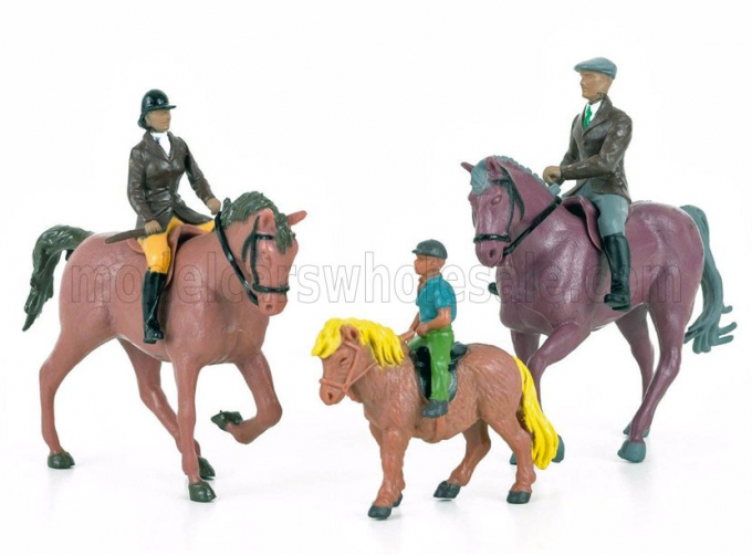 ACCESSORIES Horses With Figures, Various