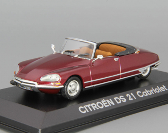 CITROEN DS 21 Cabriolet (1966), dark red