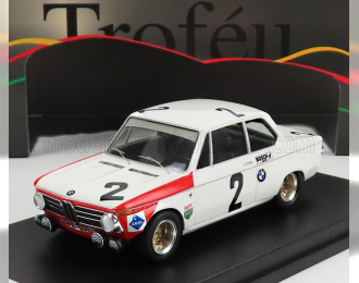 BMW 2002 Tii №2 24h Spa Francorchamps (1969) H.hahne - D.basche, White Red