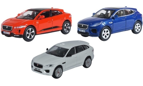 JAGUAR, набор 3 штуки (F-Pace, E-Pace и I-Pace)