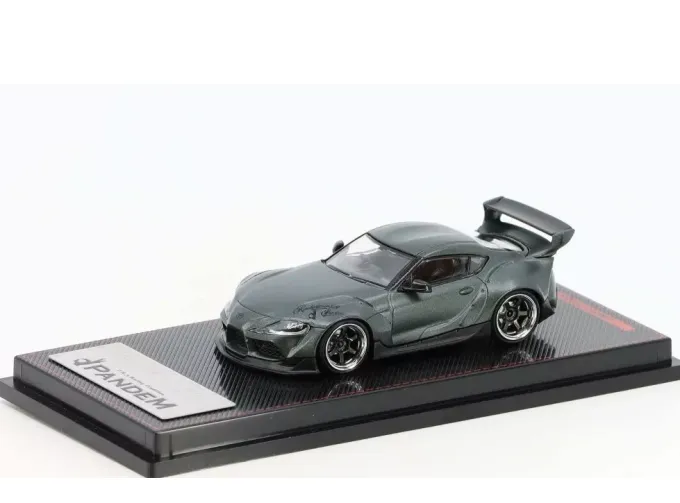 TOYOTA Pandem Supra A90, Matte Blue Gray Metallic