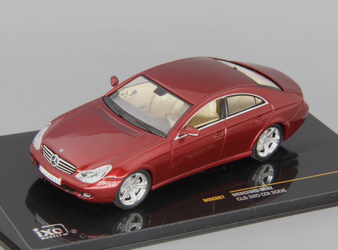 MERCEDES-BENZ CLS 320 CDI (2006), dark red