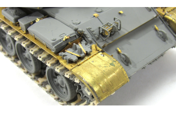 Фототравление Т-55АД Дрозд (Takom) брызговики и грязевые щитки