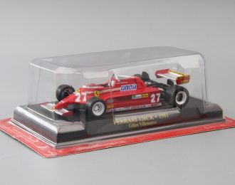 FERRARI 126CK Gilles Villeneuve #27 (1981), red