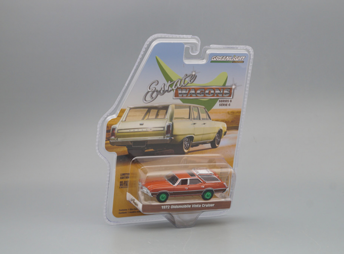 (Greenlight!) OLDSMOBILE Vista Cruiser 1972 Saddle Bronze with Woodgrain 