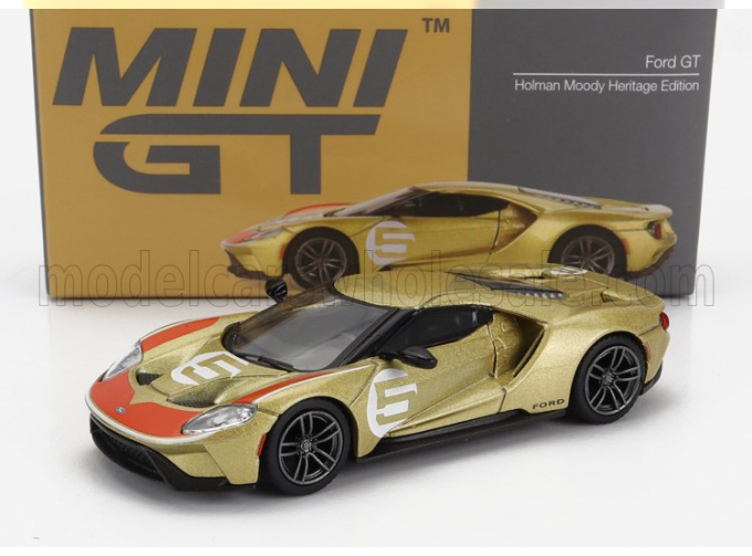 FORD Gt Heritage Edition №5 Holman Moody (2022), Gold Red