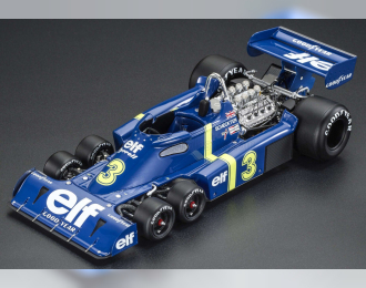 TYRRELL F1 P34 Elf 6 Wheels №3 2nd Monaco Gp (1976) J.Scheckter, Blue Yellow