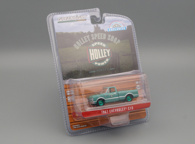 CHEVROLET C-10 Short Bed пикап "Holley Speed Shop" 1967 (Greenlight!!!)