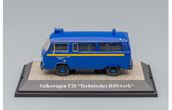 VOLKSWAGEN T2b Bus Technisches Hilfswerk Ortsverband Nurnberg 1967, blue