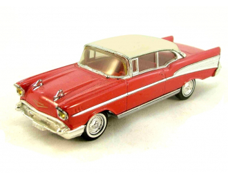 CHEVROLET Bel Air (1957), красный с белым