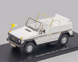 MERCEDES-BENZ 230 GE Papamobil, white