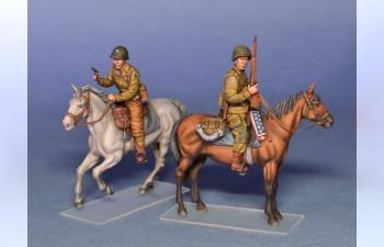 Сборная модель Фигуры U.S. HORSEMEN. NORMANDY 1944