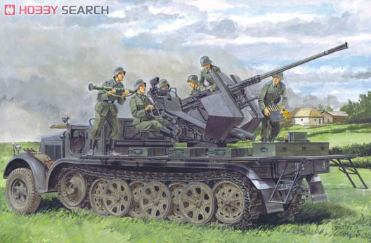 Сборная модель Sd.Kfz.7/2 3.7cm FlaK 36