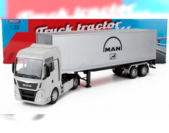 MAN Tgx 18.440 Xxl Truck Cassonato (2019), White Silver