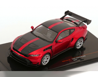 FORD Mustang GTD 5.2l V8 Coupe (2025), dark red