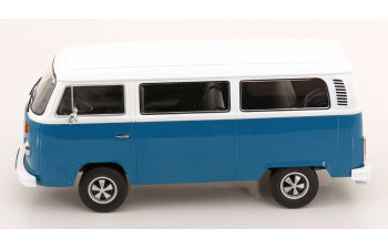 VOLKSWAGEN T2b Bus with Fuchs rims (1972), blue white