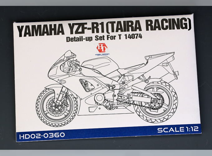 Набор для доработки Yamaha YZF-R1 (Taira Racing) Detail-up Set для моделей T 14074 （PE+Metal parts）