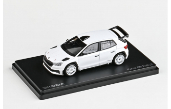 SKODA Fabia IV RS Rallye2 with Tarmac Wheels Type A (2022), weiss