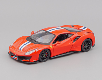 FERRARI 488 Pista (2018), red / white