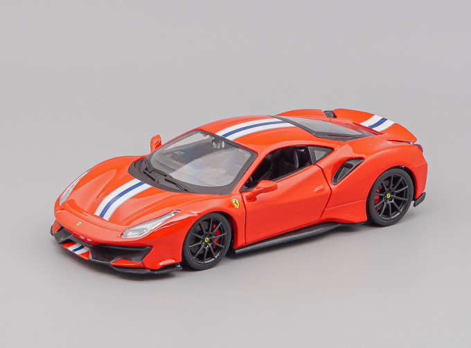 FERRARI 488 Pista (2018), red / white