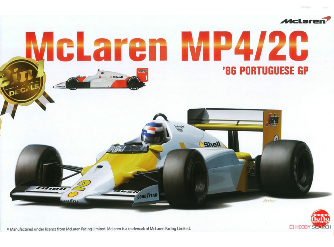 Сборная модель McLaren MP4 2/C '86 Portuguese GP