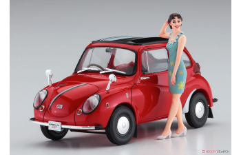 Сборная модель SUBARU 360 Young-ss With Girl Figure (1958)