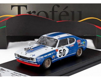 FORD Capri 2600 Rs №50 Test 24h Le Mans (1974) Francisco Torredemer, Blue White