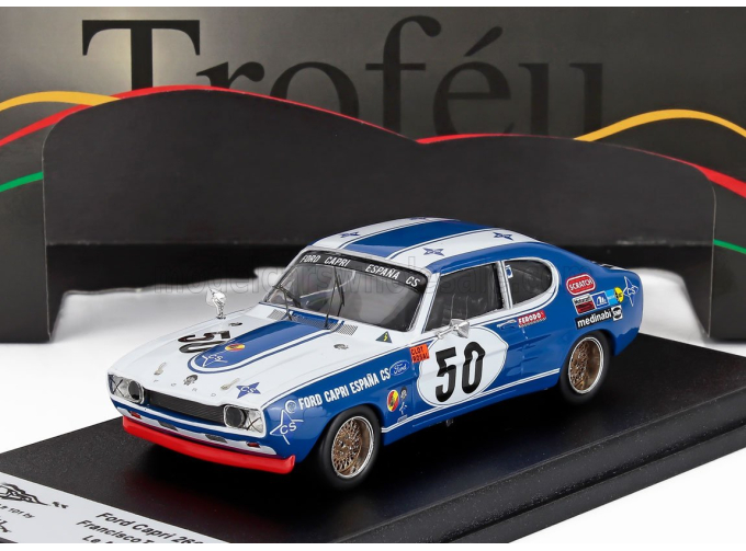 FORD Capri 2600 Rs №50 Test 24h Le Mans (1974) Francisco Torredemer, Blue White