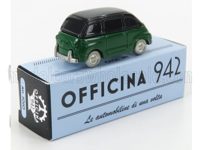 FIAT 600 Multipla (1956), Green Black