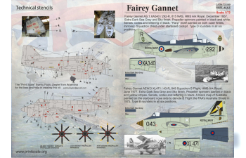 Декаль Fairey Gannet