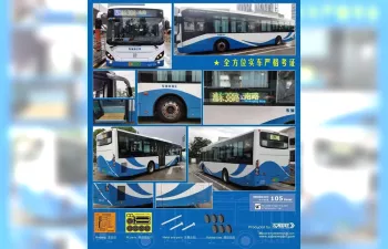 Сборная модель SHANGHAI SUNWIN ELECTRIC CITY BUS Vol.2 Pudong Blue