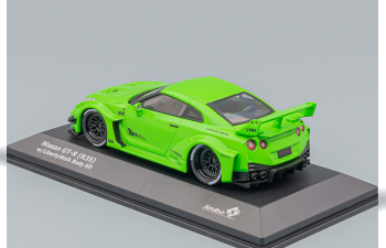 NISSAN GT-R (R35) Liberty Walk Body Kit, light green