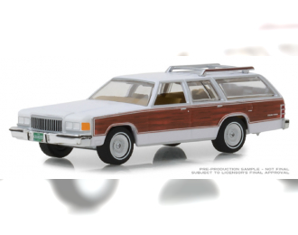 MERCURY Grand Marquis Colony Park (1989), white / brown