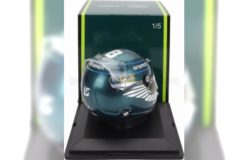 BELL HELMET F1 Casco Helmet Aston Martin Amr23 Team Aramco Cognizant №18 Season (2023) Lance Stroll, Green