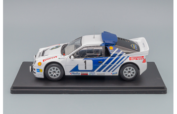 FORD RS 200, Berglund - Blomqvist, Swedish Rally 1986, white / blue