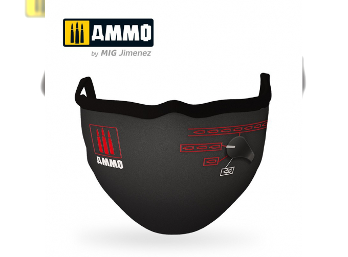 AMMO Face Mask "Switch Mask" (Hygienic protective mask 100% polyester)