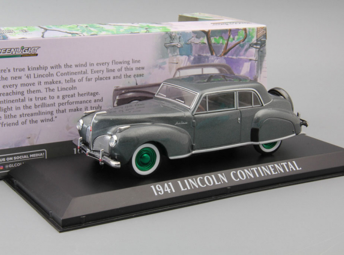 LINCOLN Continental 1941 Cotswold Gray Metallic (Greenlight!)